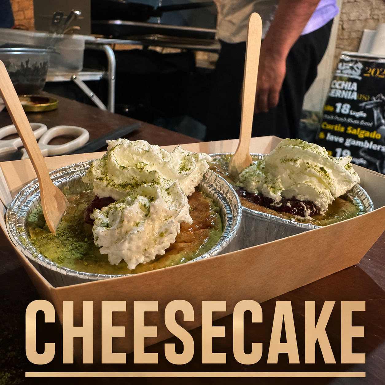 Matchalatte cheescake