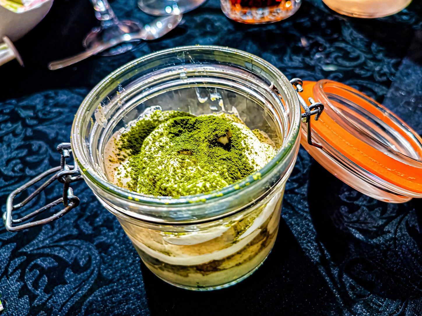 Matcha latte tiramisù